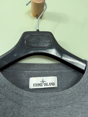 Stone Island Grey Knit Jumper