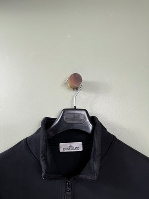 Stone Island Black 1/4 Zip Jumper