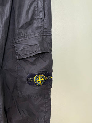 Stone Island Black RE-T Cargo Bottoms