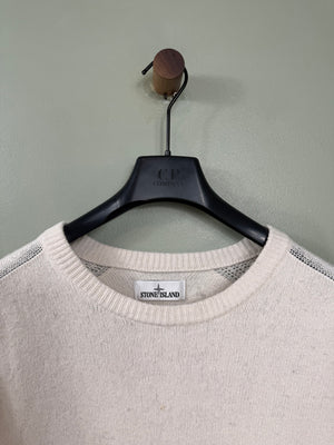 Stone Island Beige Knit Jumper
