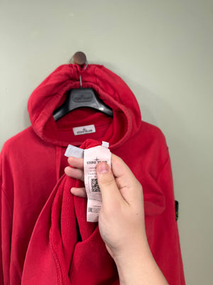 Stone Island Red Hoodie