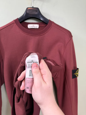 Stone Island Burgundy Jumper