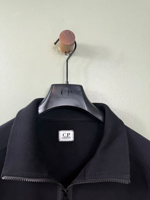 C.P. Company Black 1/4 Zip Jumper