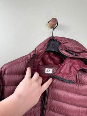 C.P. Company Burgundy D.D. Shell Down Jacket