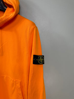 Stone Island Orange Hoodie