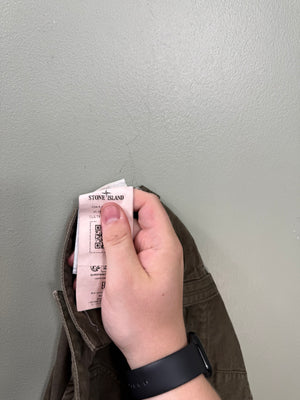 Stone Island Khaki RE Ghost Cargo Bottoms