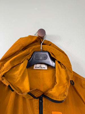Stone Island Orange Nylon Flock Jacket