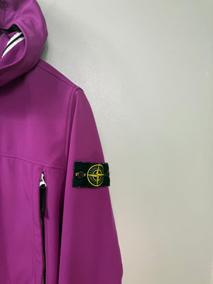 Stone Island Purple Soft Shell Jacket