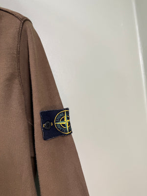 Stone Island Khaki Hoodie