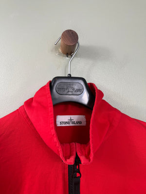 Stone Island Red 1/4 Zip Jumper