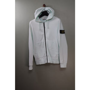 Stone Island Mint Green Zipped Hoodie