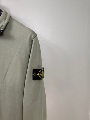 Stone Island Khaki 1/4 Zip Jumper