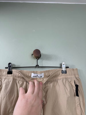 Stone Island Beige RE-T Cargo Bottoms