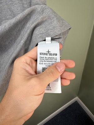 Stone Island Grey SL Polo Shirt