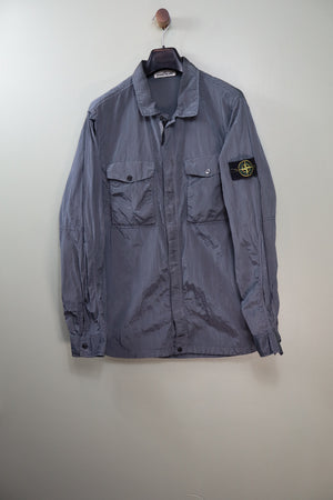 Stone Island Grey Nylon Metal Overshirt