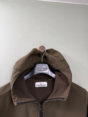 Stone Island Khaki Soft Shell Jacket