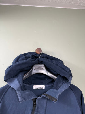 Stone Island Navy 1/4 Zip Hoodie