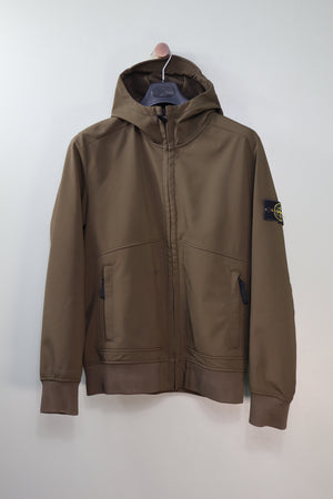 Stone Island Khaki Soft Shell Jacket