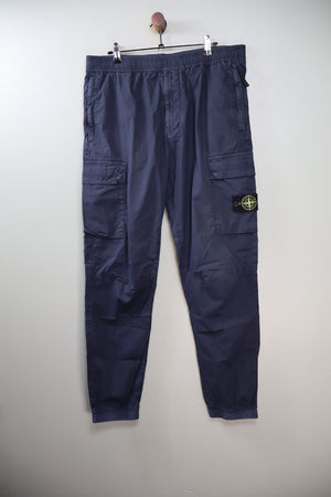 Stone Island Navy RE-T Cargo Bottoms