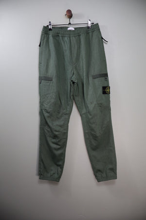 Stone Island Khaki Knit RE-T Cargo Bottoms