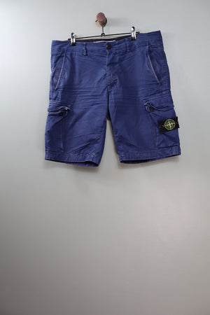 Stone Island Deep Blue SL Cargo Shorts