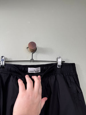 Stone Island Black RE-T Cargo Bottoms