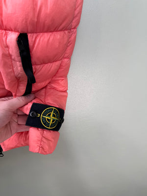 Stone Island Pink Micro Yarn Down Gilet