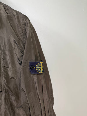 Stone Island Khaki Nylon Metal Overshirt