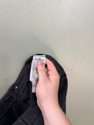Stone Island Black SL Cargo Shorts