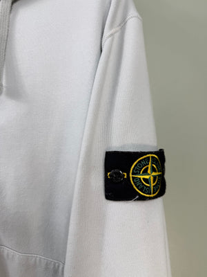 Stone Island Pastel Blue Zipped Hoodie