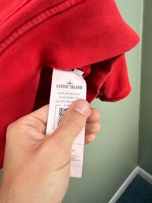 Stone Island Red Hoodie