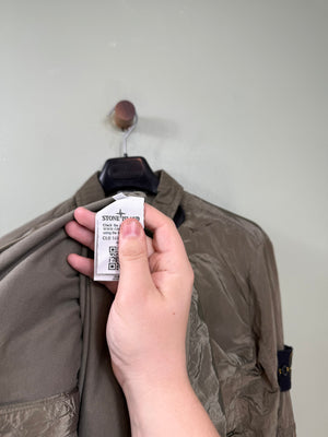 Stone Island Khaki Nylon Metal Overshirt