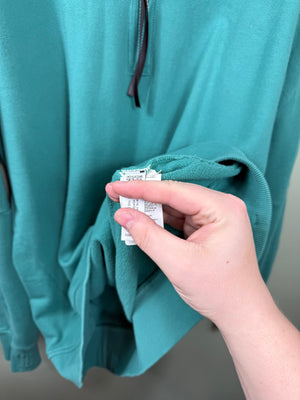 C.P. Company Turquoise 1/4 Zip Jumper