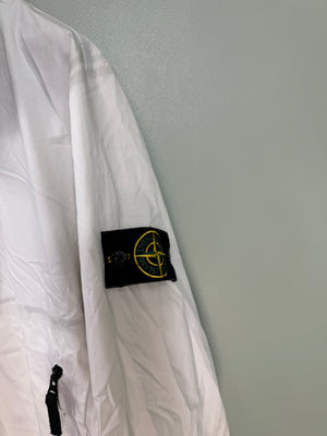 Stone Island White Water Repellent Supima Cotton Jacket