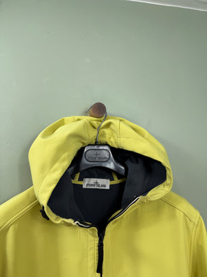 Stone Island Yellow Soft Shell Jacket