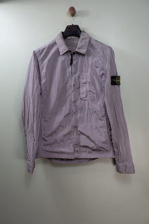 Stone Island Grey Nylon Metal Overshirt
