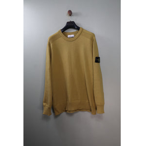 Stone Island Yellow Knit Jumper