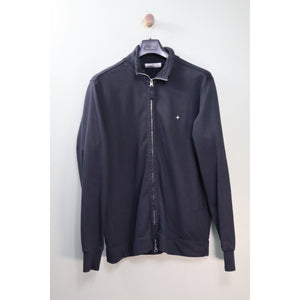 Stone Island Black Stellina Zipped Jumper
