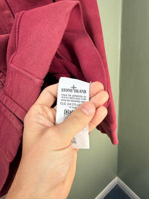 Stone Island Cherry Zipped Hoodie