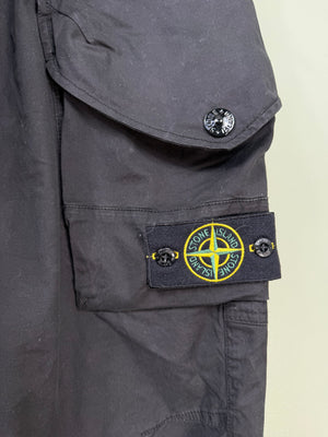 Stone Island Black RE-T Cargo Bottoms
