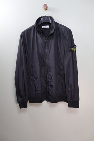 Stone Island Black Crinkle Reps Jacket