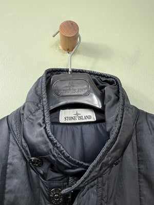 Stone Island Navy Quilted Nylon Raso Jacket