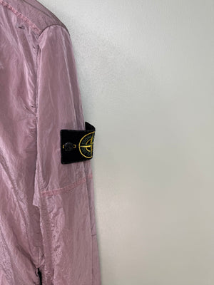 Stone Island Pink Nylon Metal Overshirt