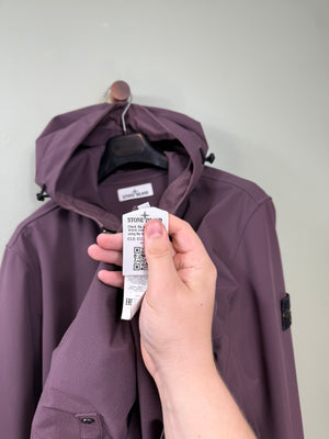 Stone Island Purple Soft Shell Jacket
