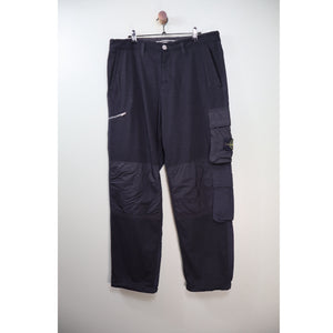 Stone Island Black LO Cargo Bottoms