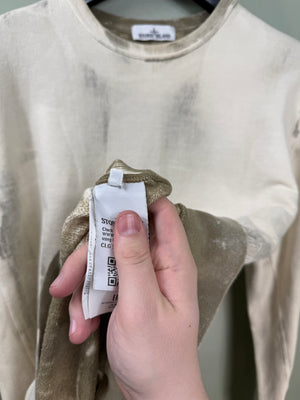 Stone Island Khaki Hand Corrosion Jumper