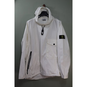 Stone Island White Supima Smock