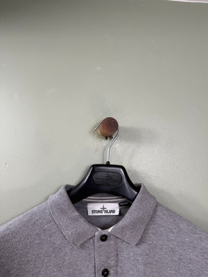 Stone Island Grey Regular Fit Polo