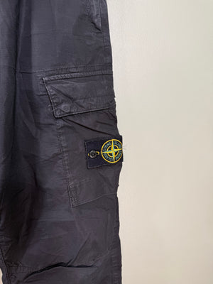 Stone Island Black RE-T Cargo Bottoms