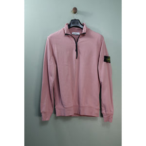 Stone Island Pink 1/4 Zip Jumper